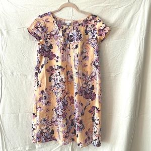J Jill floral linen dress
